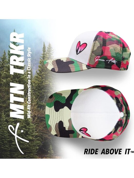 〽️Women Pink Camo Snapback Baseball Cap Beach Trucker Accessories Hats main image 5